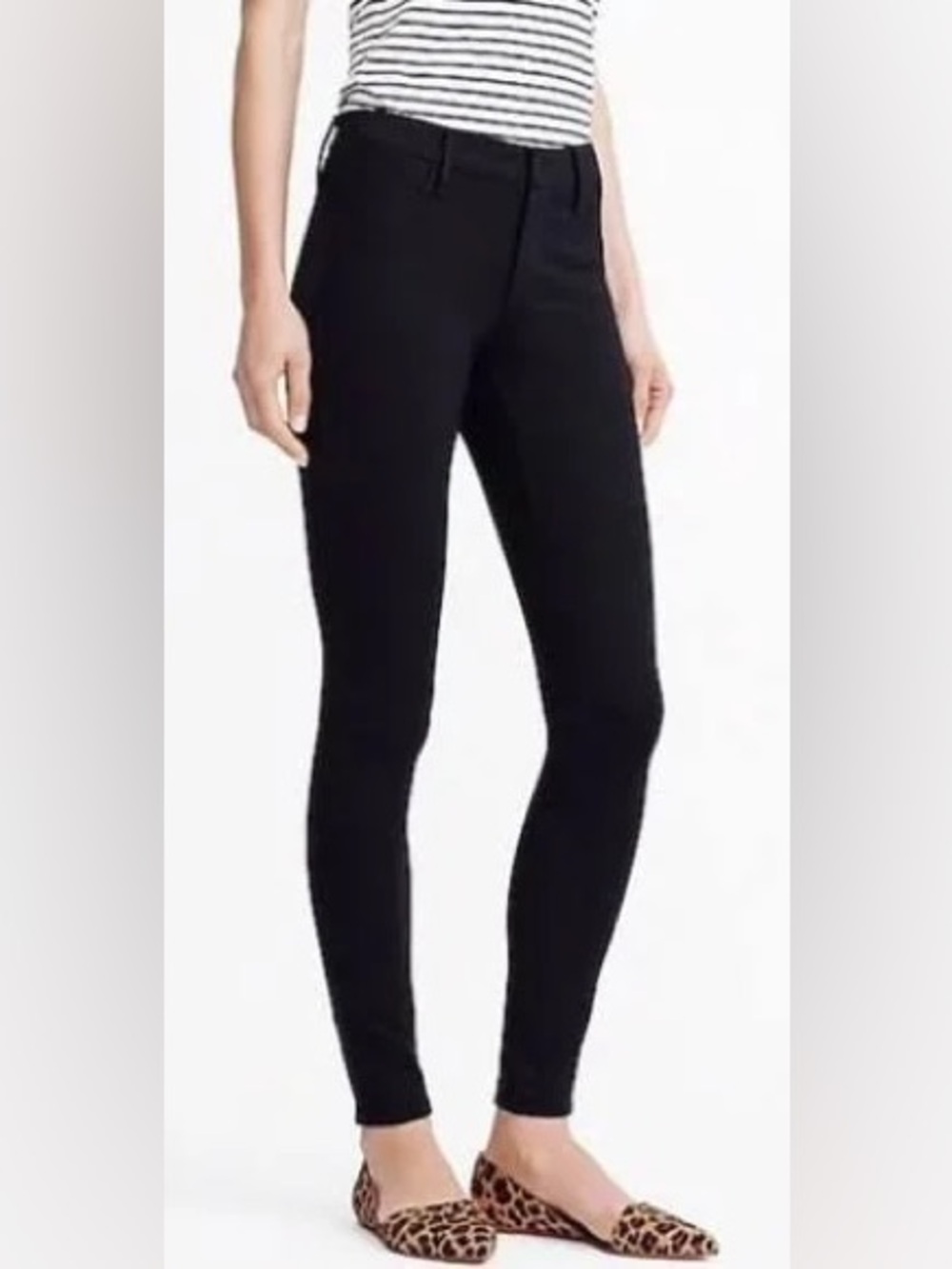 J Crew Gigi Pant Size 2 Black Skinny Dress Pant